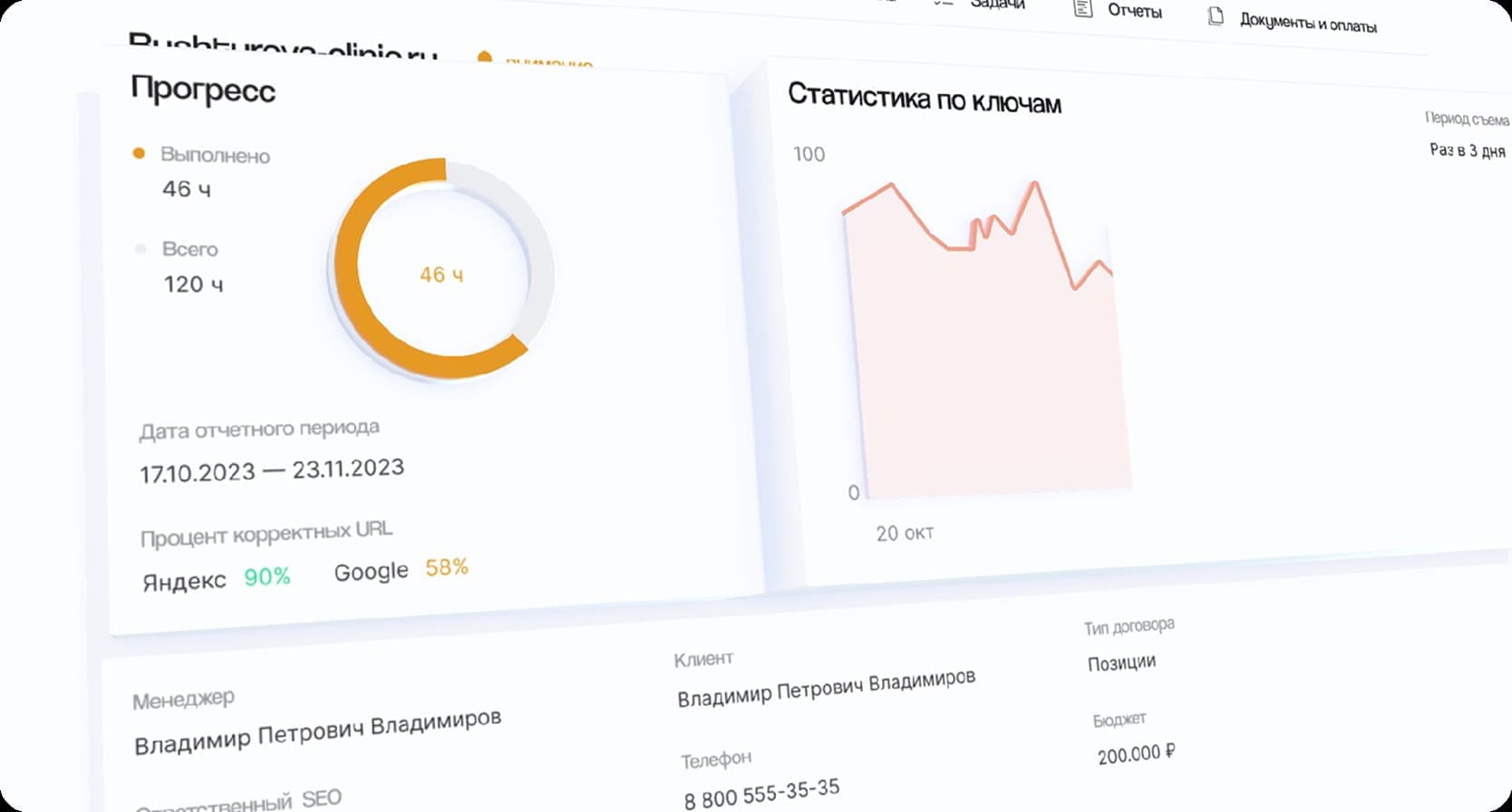 Rocket Business.Монитор